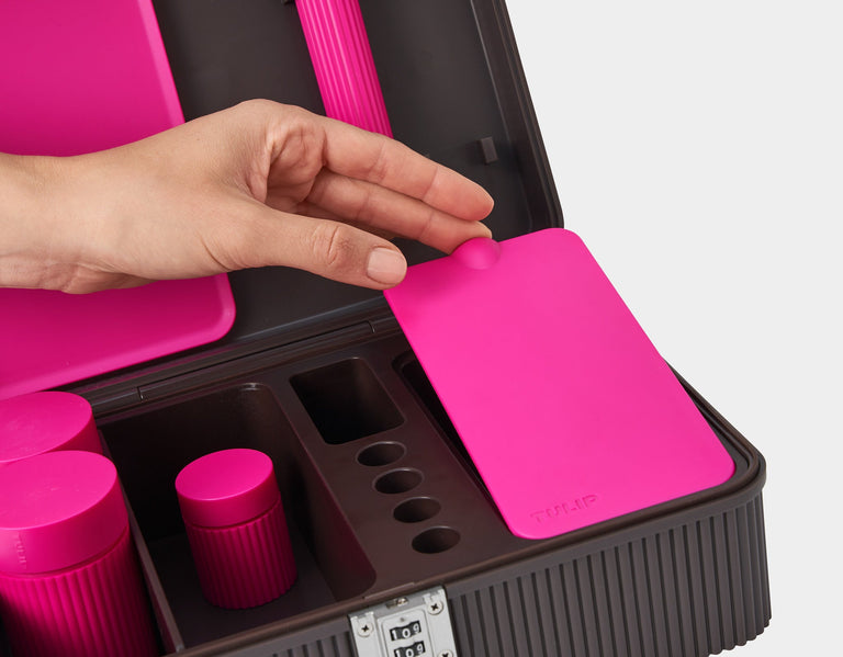 Tulip Set | truffle-fuchsia