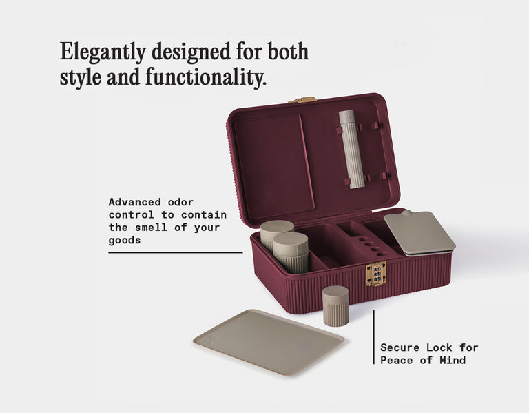 Tulip Set | Burgundy-Stone-Gold