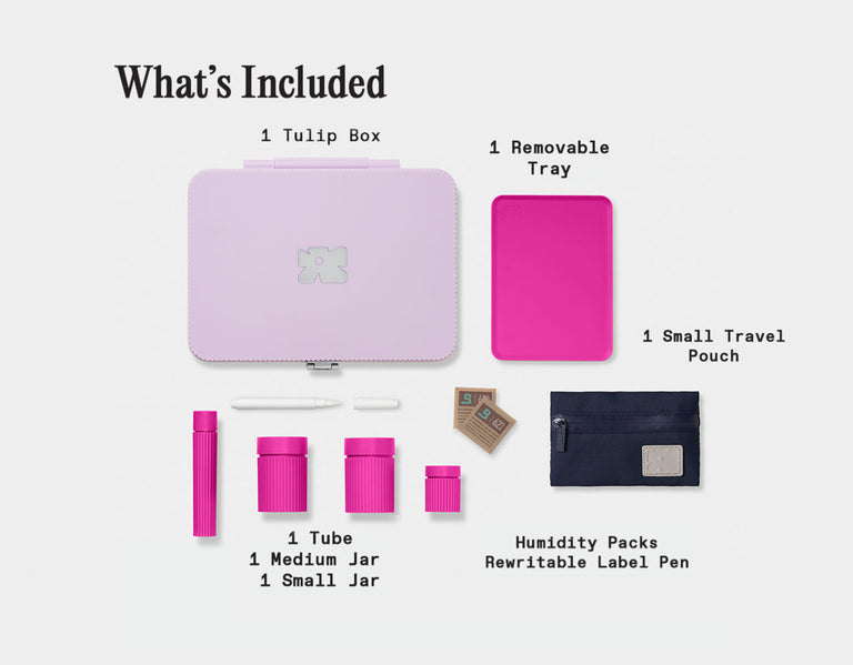 Tulip Set | lilac-fuchsia