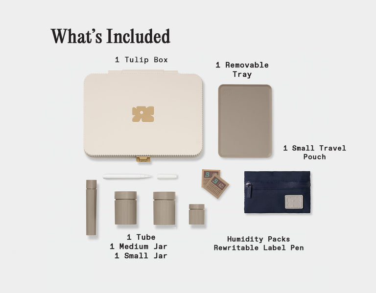 Tulip Set | Oat-Stone-gold