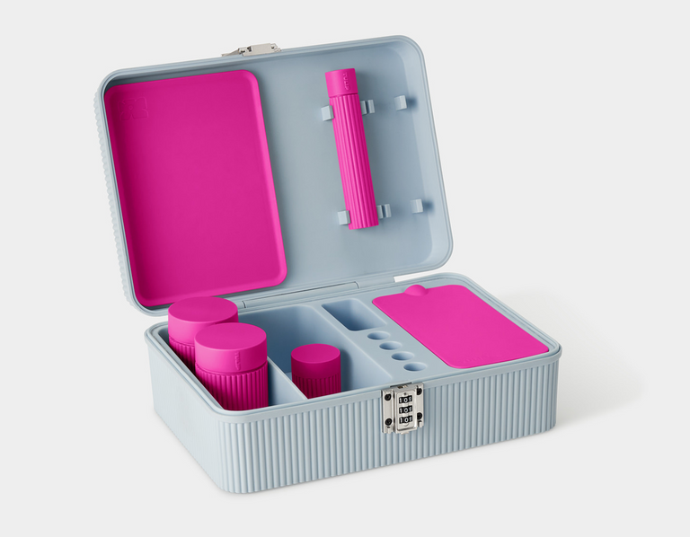 Tulip Set | sky-fuchsia