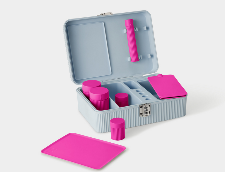 Tulip Set | sky-fuchsia